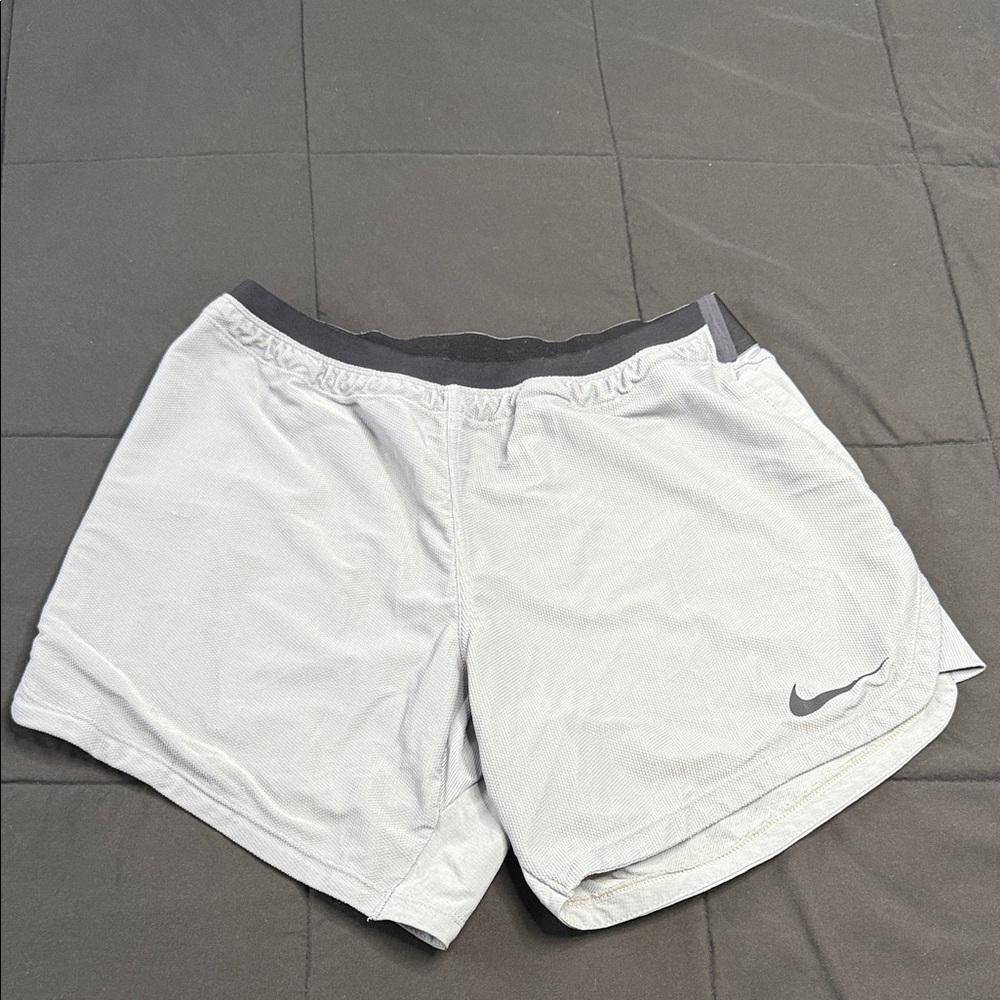 Nike Light Gray Training Shorts
